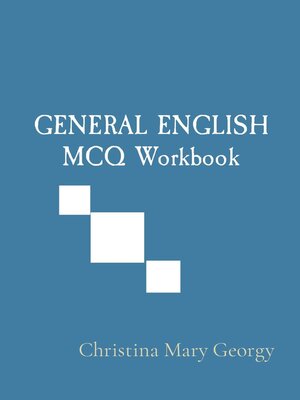 cover image of GENERAL ENGLISH MCQ Workbook